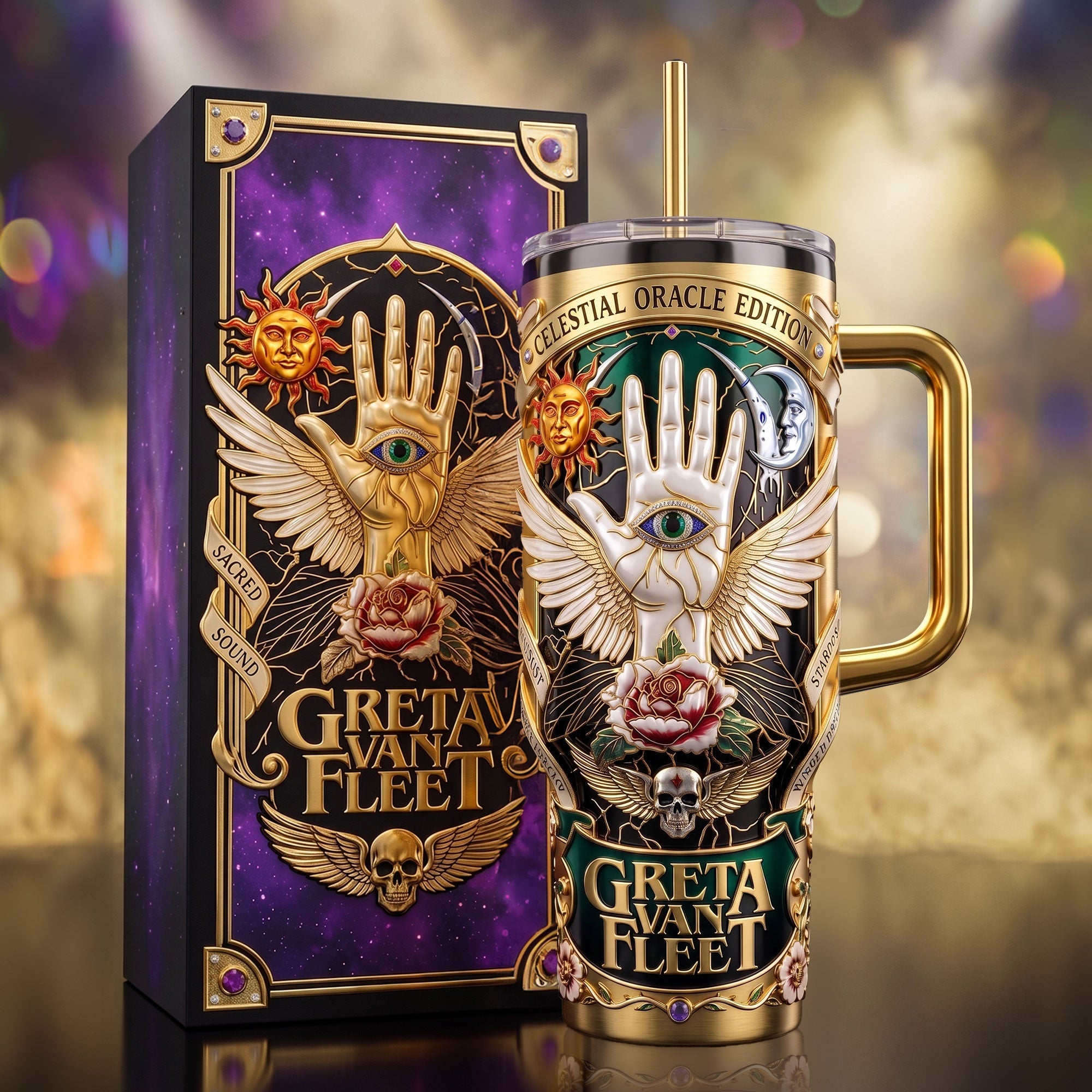 GVF Premium 40oz Tumbler With Handle HTTT