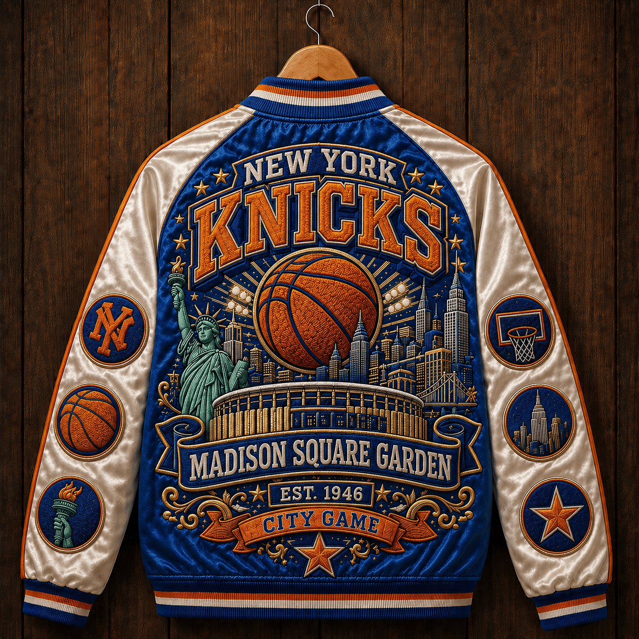 PREMIUM NYK SATIN BASEBALL JACKET PDL
