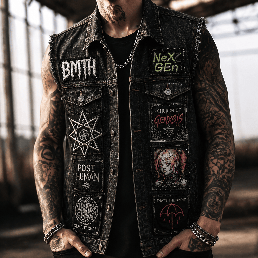 BMTH PREMIUM DENIM VEST NVH