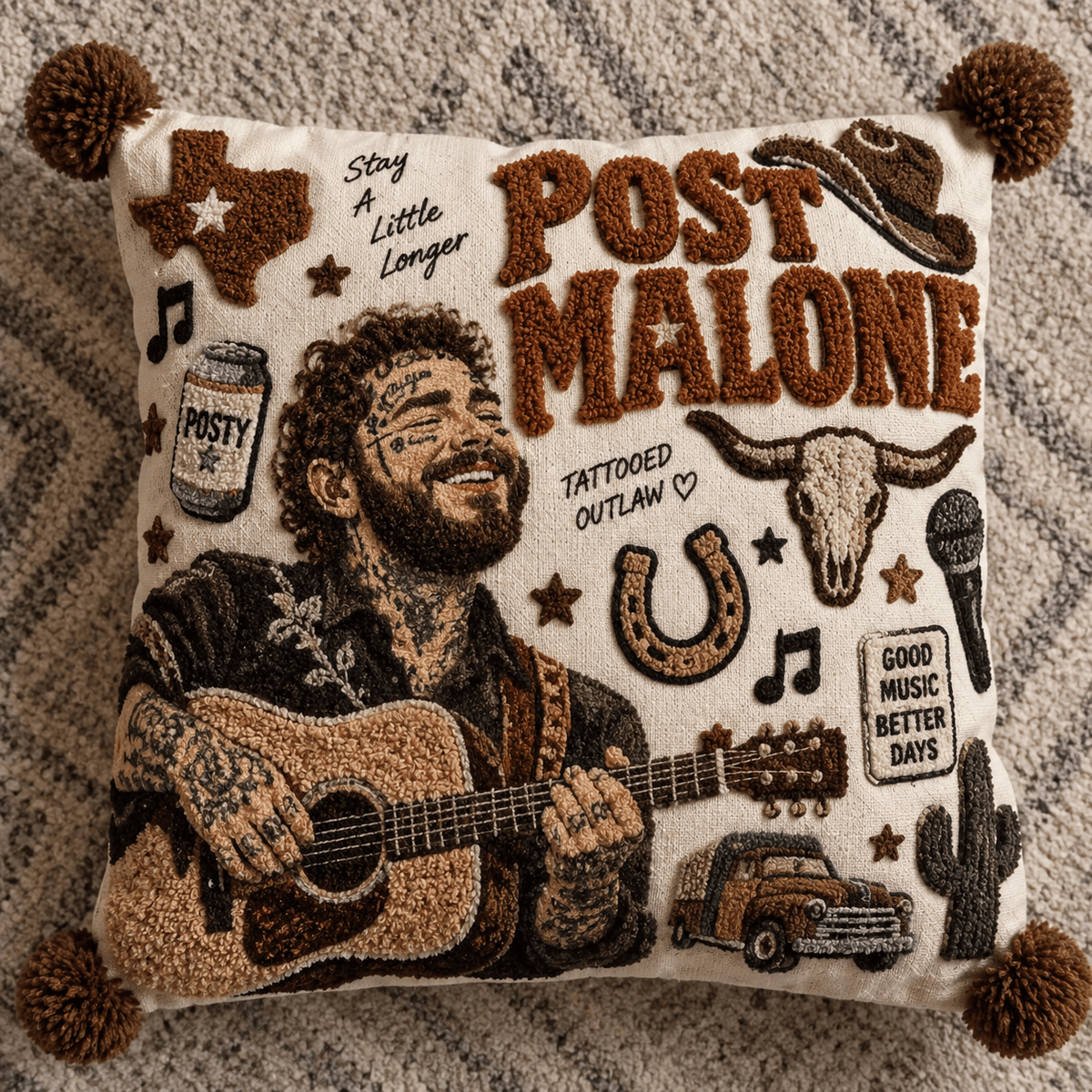 PTML Tufted Sofa Cover & Pillow Set DNBN