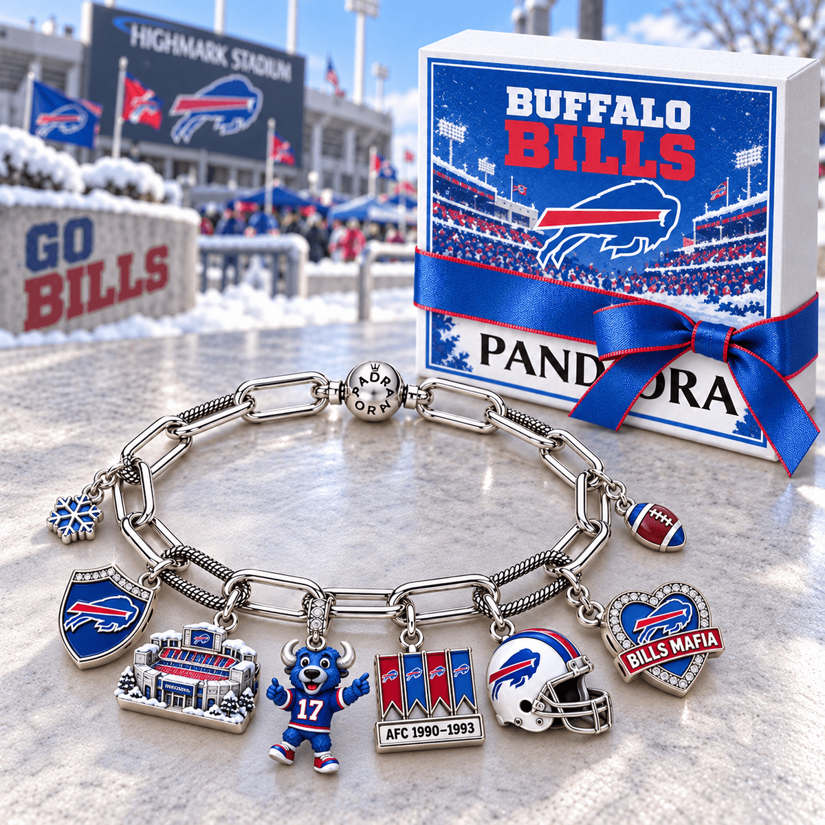 BFBL Silver Charm Bracelet Set NTVA