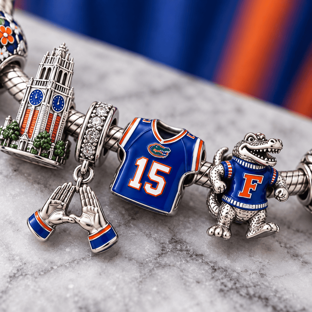 FGT Silver Charm Bracelet Set PTT