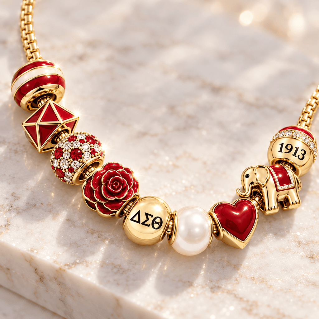DSTT Gold Charm Bracelet Set BMD