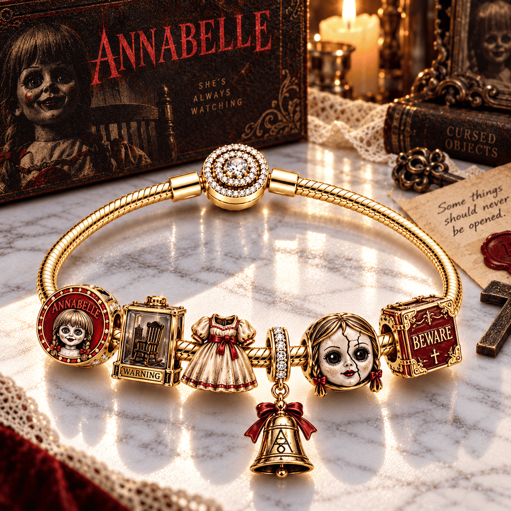 ANBL Gold Charm Bracelet Set PTT