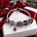 GNR Silver Charm Bracelet Set VTH