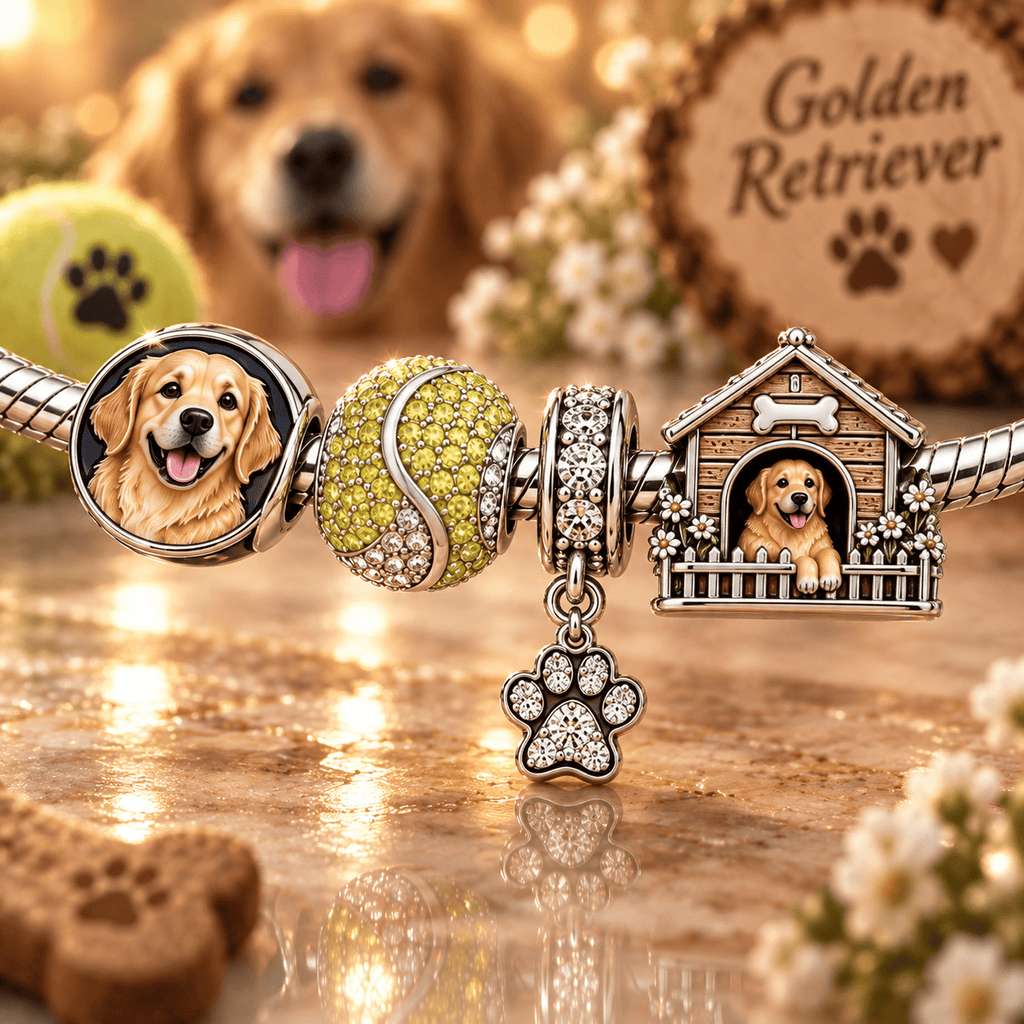 GDRV Silver Charm Bracelet Set VTH