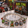 RFK Silver Charm Bracelet Set NTVA