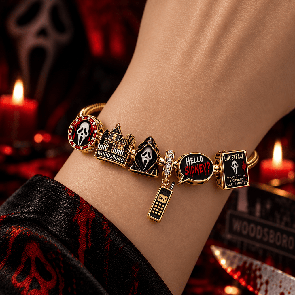 SCRE Gold Charm Bracelet Set PTT
