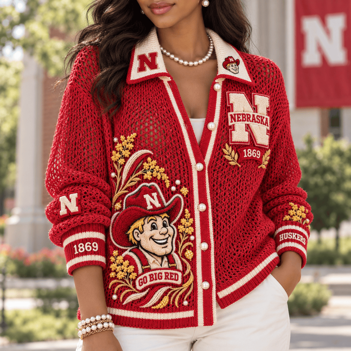 NCH Women’s Open-Knit Cardigan HTTT