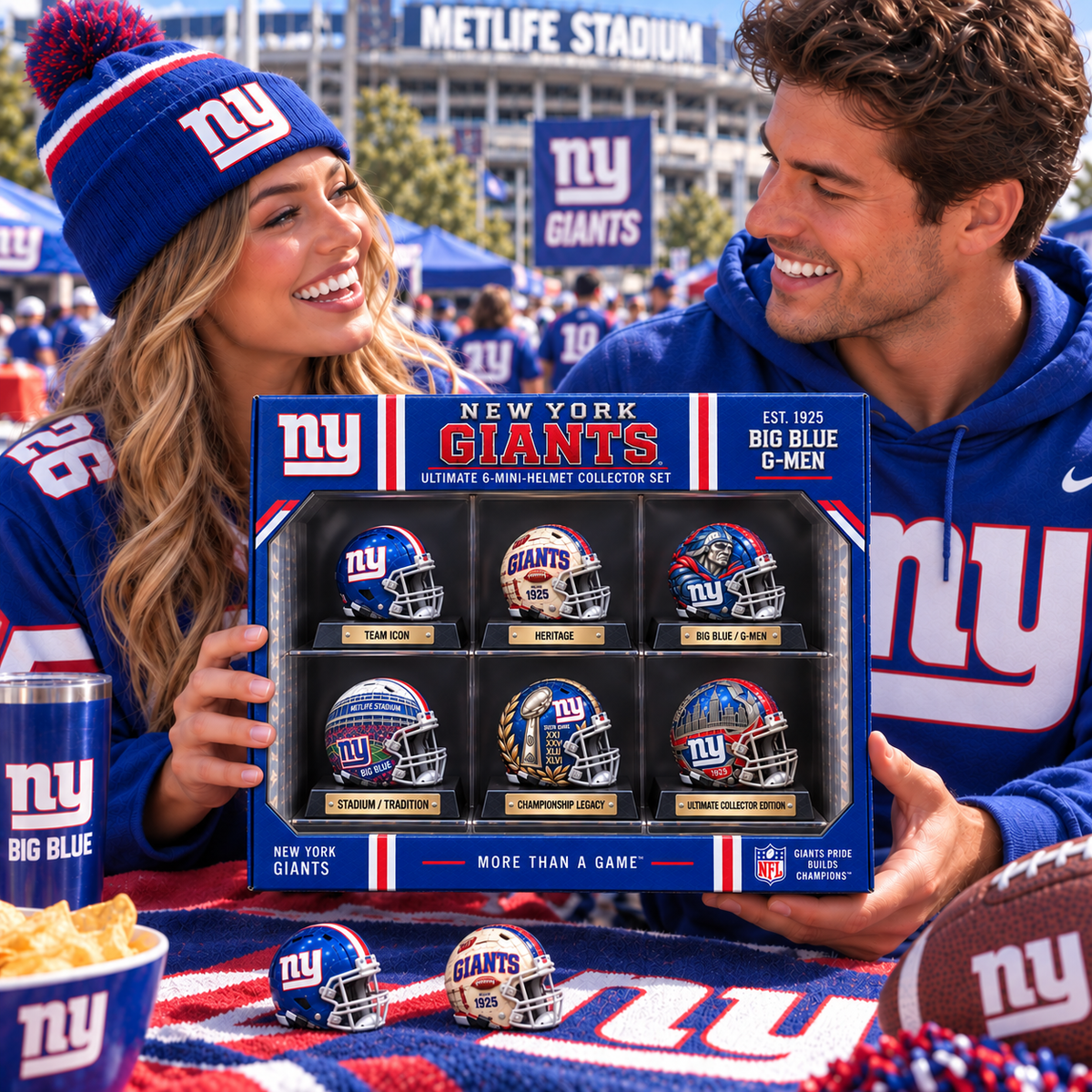 Premium NYG Mini Helmet Collection NTNA