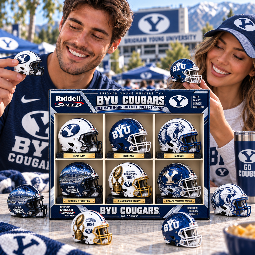 Premium BYU Mini Helmet Collection NPL