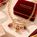 SF49 Solid Gold Chain with Diamond Pendant TMH