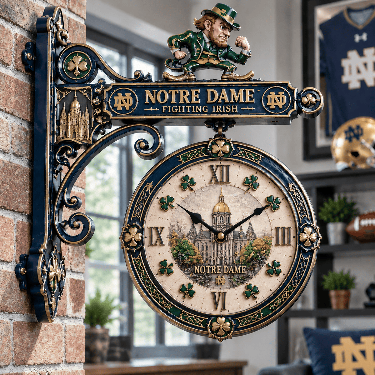 NDFI Premium Illuminating Collector Wall Clock LNTH