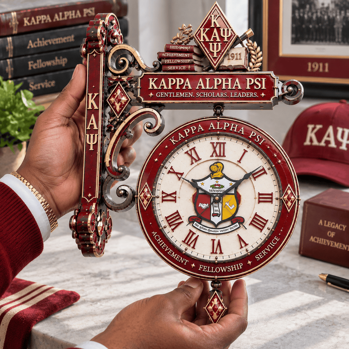 KPAP Premium Illuminating Collector Wall Clock LNTH