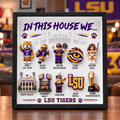 LSU "In This House We…" 3D Fan Display Frame TMH