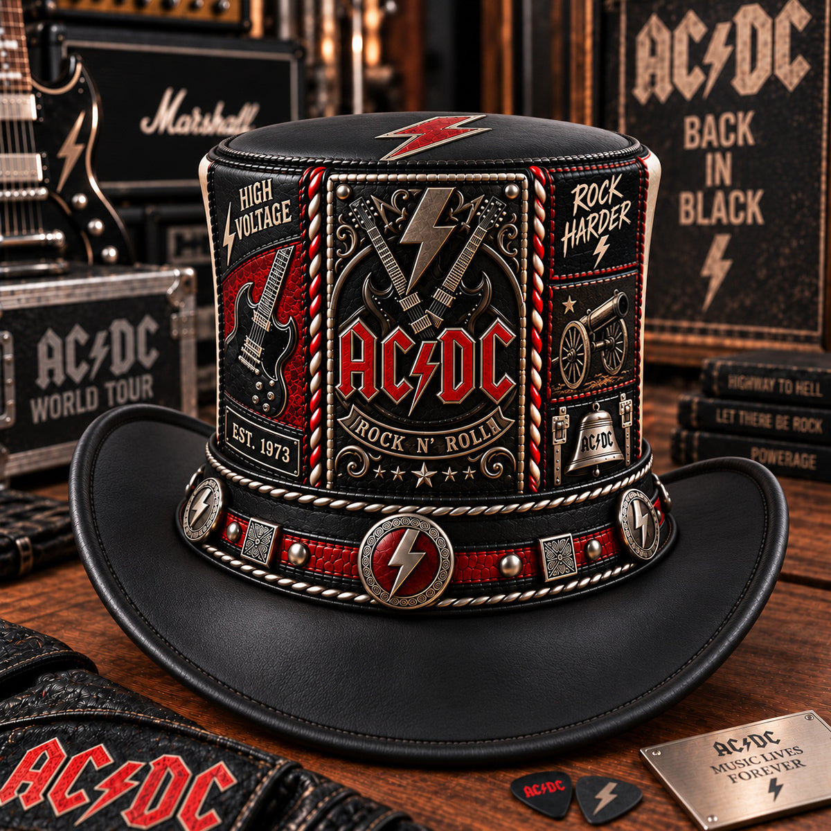 ADC Premium Leather Top Hat PDL