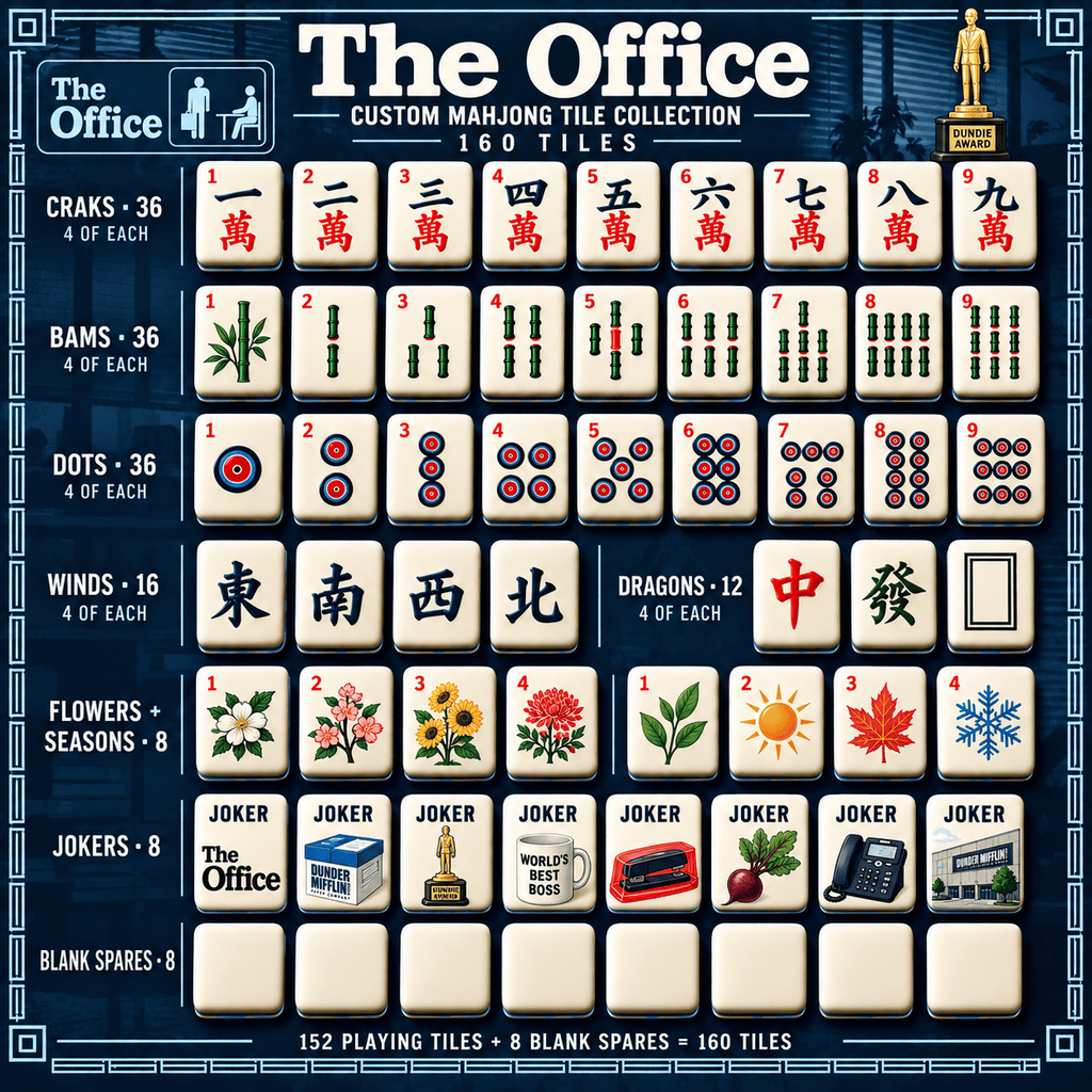 TOF Premium Mahjong Set – Game Night Edition PNPA