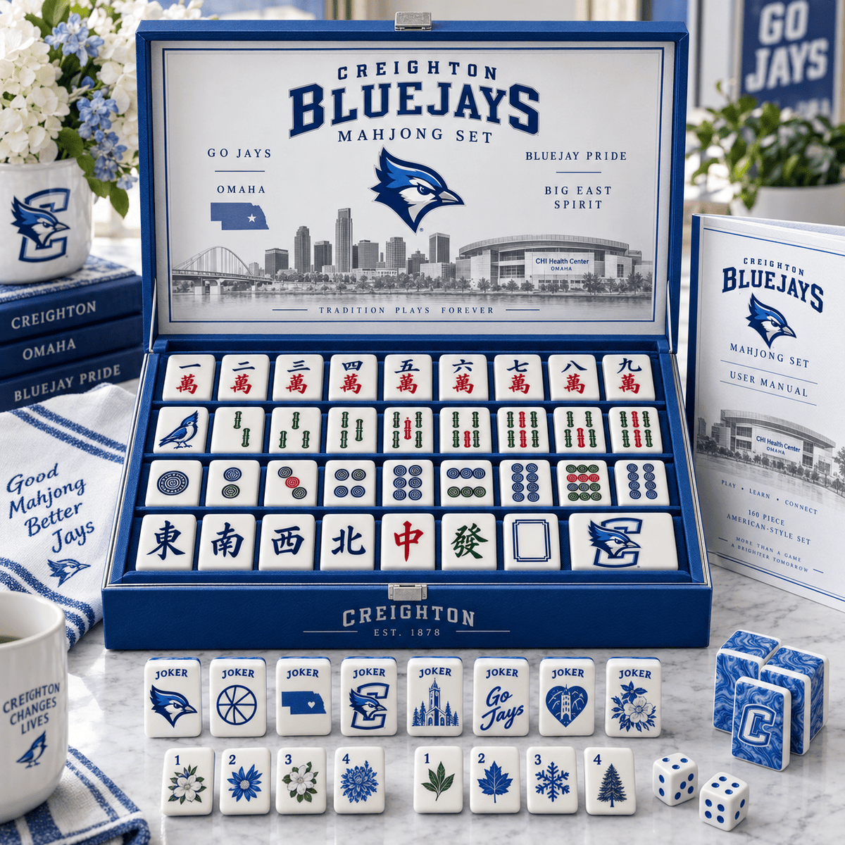Premium CRB Mahjong Tiles Set TNSM