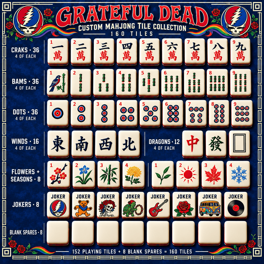 GRFD Premium Mahjong Set – Game Night Edition PNPA