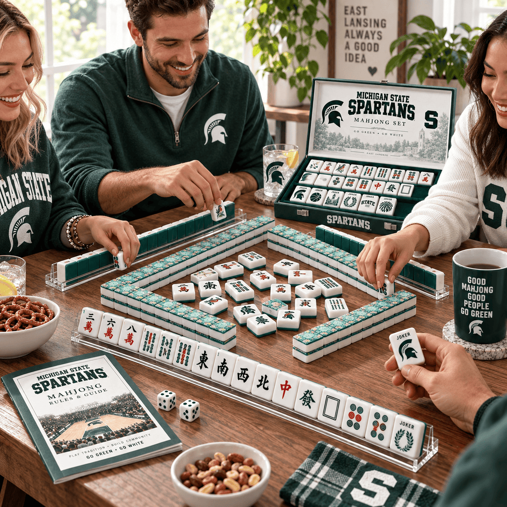 Premium MSU Mahjong Tiles Set TNSM