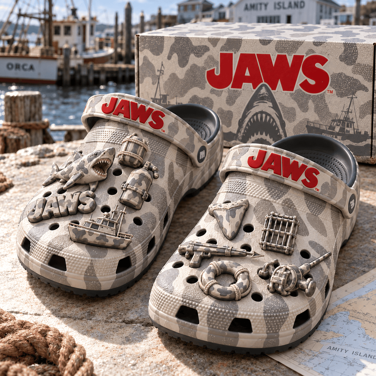JAWS Premium Deer Camo Charm Clog PTKL