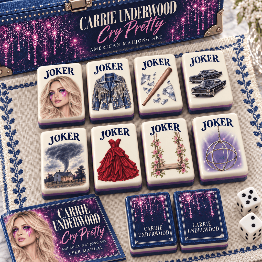 Premium CRU Mahjong Tiles Set TTMH