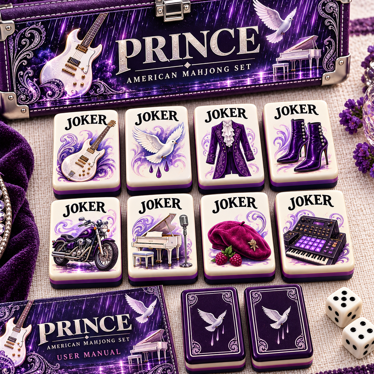 Premium PRCE Mahjong Tiles Set PVNA
