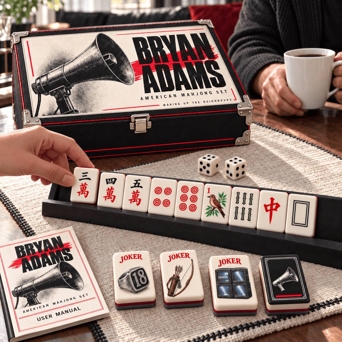 Premium BRAD Mahjong Tiles Set TTMH
