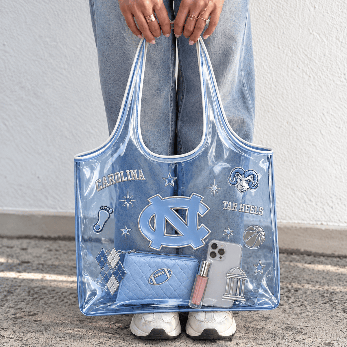 UNC Transparent 3D Tote Bag HTTT