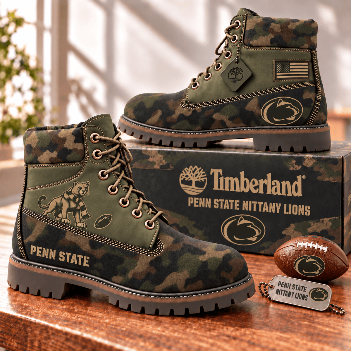 PREMIUM PSNL HERITAGE CAMO BOOTS NPL