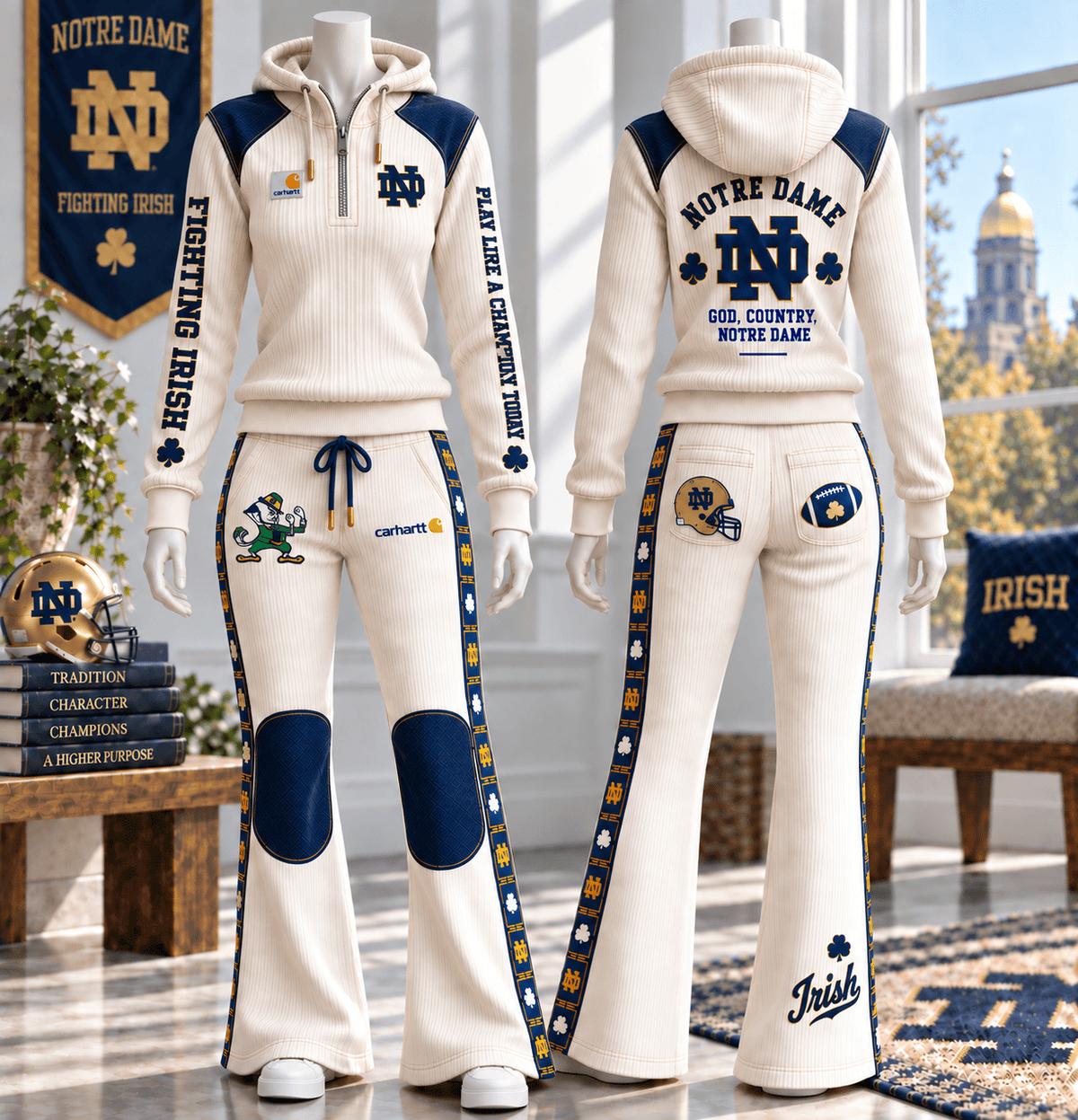 NDFI Premium Heritage Half-Zip Flare Set NTNA