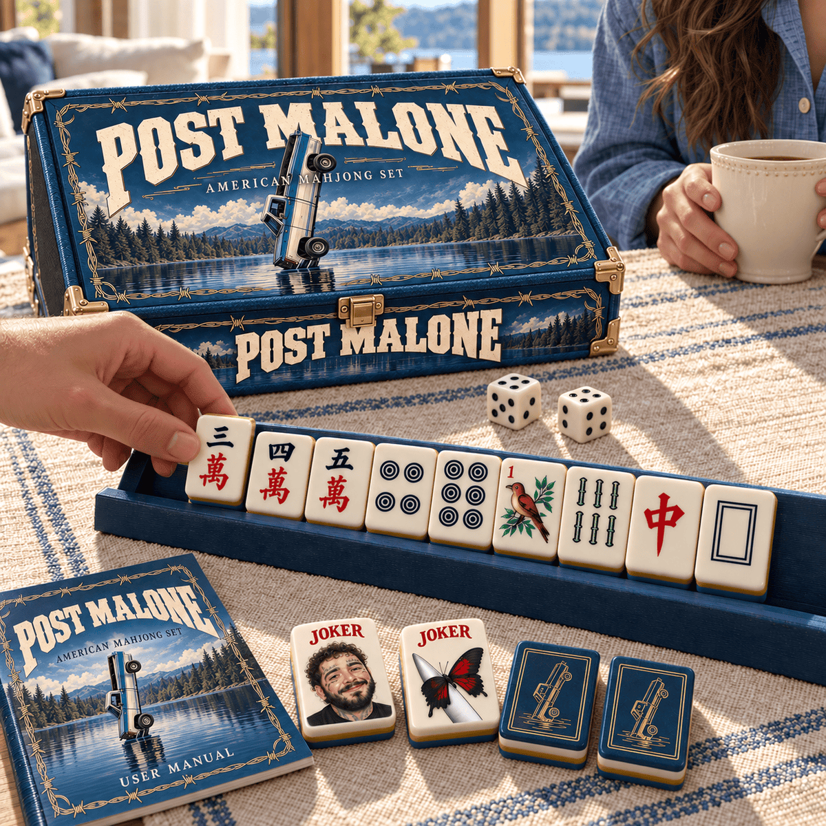Premium PTML Mahjong Tiles Set TTMH