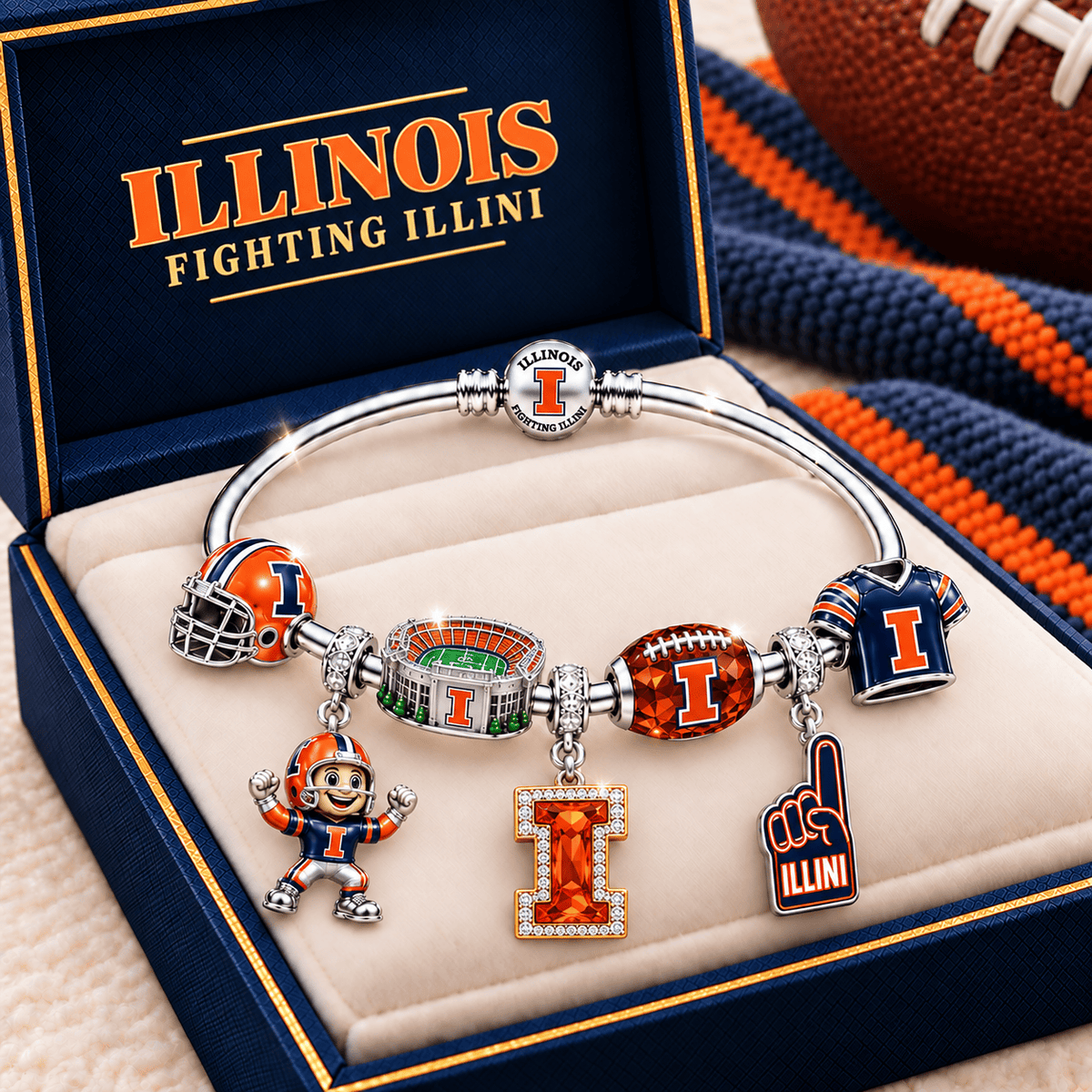IFI Silver Charm Bracelet Set TMH