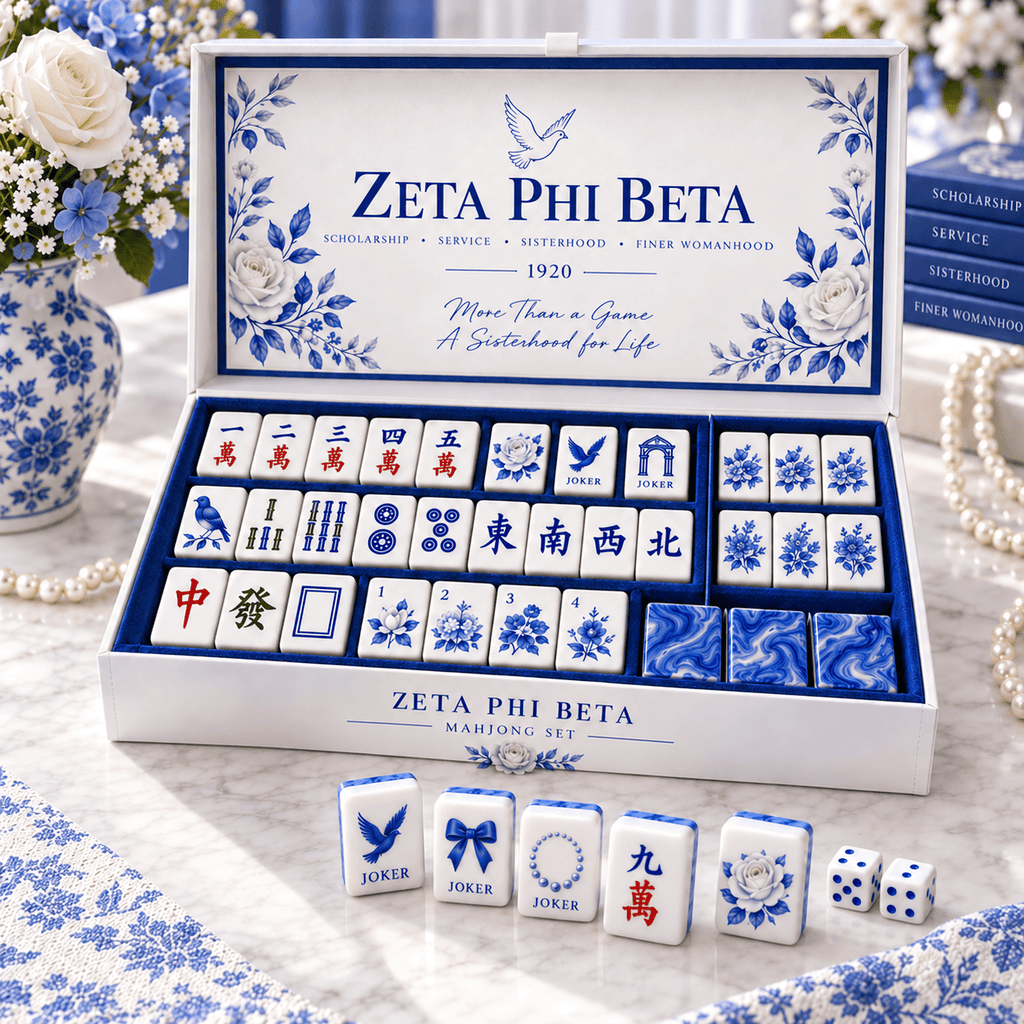 Premium ZPB Mahjong Tiles Set TNSM