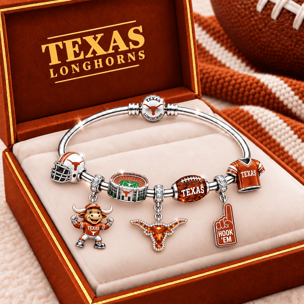 TLS Silver Charm Bracelet Set TMH